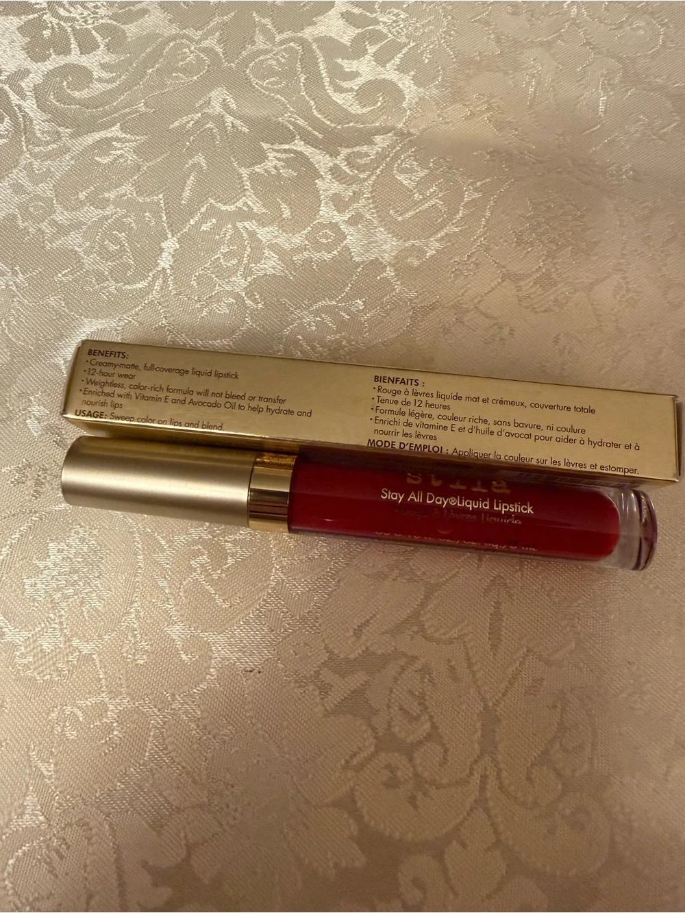 stila Stay All Day Matte Liquid Lipstick, Fiery Long Lasting Full 0.10 oz
